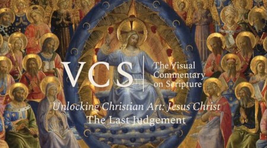 The VCS logo followed by the text "Unlocking Christian Art: Jesus Christ. The Last Judgement"